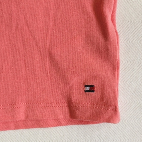 tommy hilfiger coral ruffle top 0-3 months baby girl - Picture 2 of 5